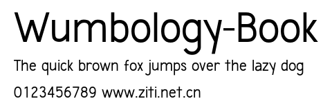 Wumbology-Book.ttf字體轉換器圖片