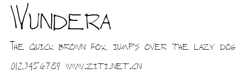 Wundera.ttf字體轉換器圖片