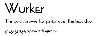 Wurker.ttf字體轉換器圖片