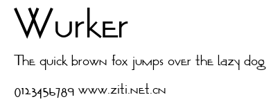 Wurker.ttf字體轉換器圖片