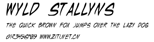 Wyld Stallyns.ttf字體轉換器圖片