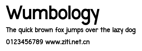 Wumbology.ttf字體轉換器圖片