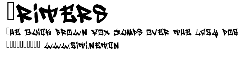 Writers.ttf字體轉換器圖片