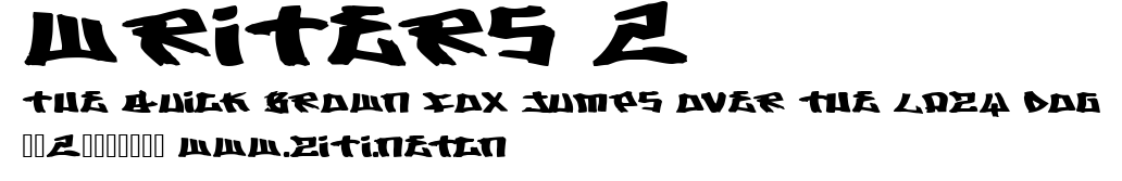 Writers 2.ttf字體轉換器圖片