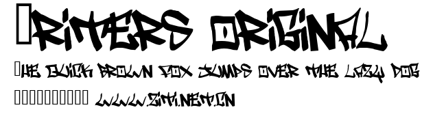Writers original.ttf字體轉換器圖片