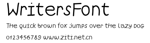 WritersFont.ttf字體轉換器圖片