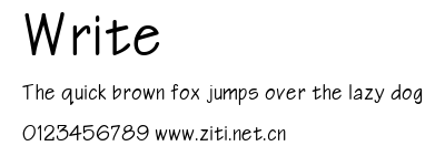 Write.ttf字體轉換器圖片