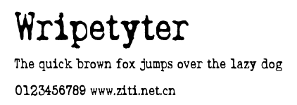 Wripetyter.ttf字體轉換器圖片