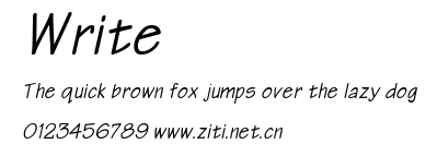 Write.ttf字體轉換器圖片