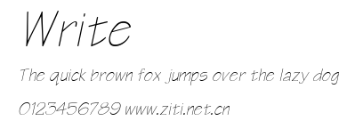 Write.ttf字體轉換器圖片