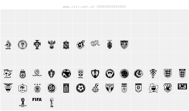 字符映射圖
