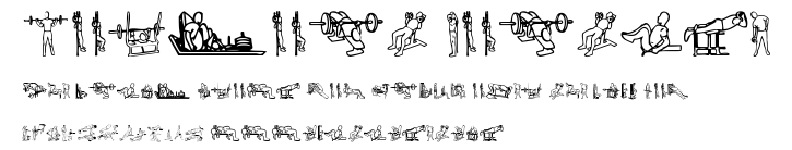 Workout Routine.ttf字體轉換器圖片
