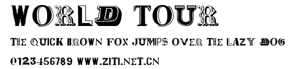 World Tour.ttf字體轉換器圖片