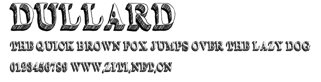 Dullard.ttf字體轉換器圖片