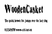 WoodenCasket.ttf字體轉換器圖片