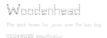 Woodenhead.ttf字體轉換器圖片