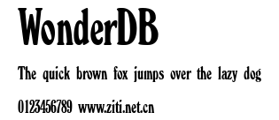 WonderDB.ttf字體轉換器圖片