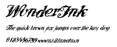 WonderInk.ttf字體轉換器圖片