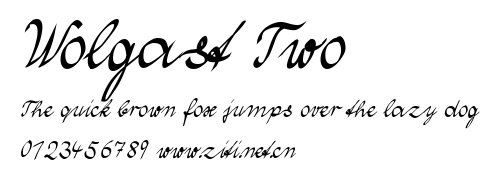 Wolgast Two.ttf字體轉換器圖片