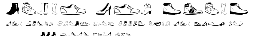 Women And Shoes.ttf字體轉換器圖片