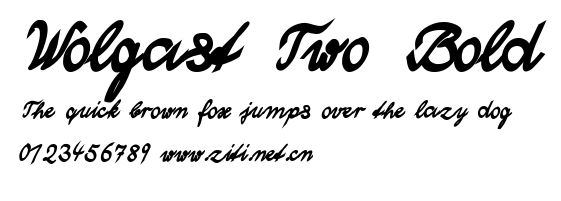 Wolgast Two Bold.ttf字體轉換器圖片