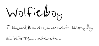 WolfieBoy.ttf字體轉換器圖片