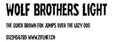 Wolf Brothers Light.ttf