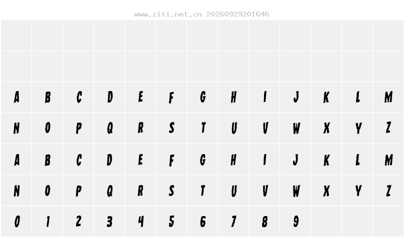字符映射圖