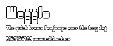 Woggle.ttf字體轉換器圖片