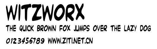 Witzworx.ttf字體轉換器圖片
