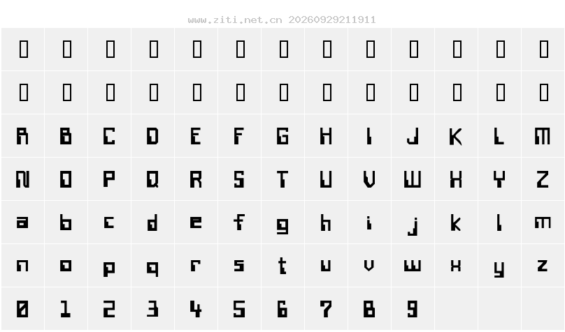 字符映射圖