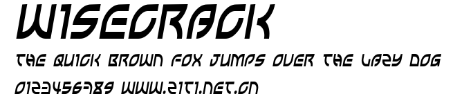 Wisecrack.ttf字體轉換器圖片