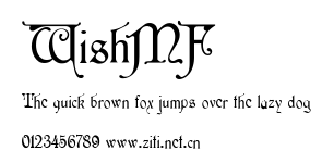 WishMF.ttf字體轉換器圖片