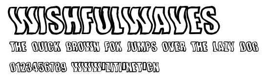 WishfulWaves.ttf字體轉換器圖片