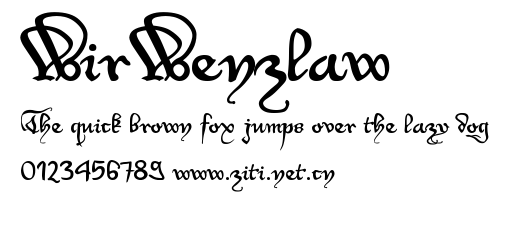 WirWenzlaw.ttf字體轉換器圖片