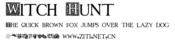 Witch Hunt.ttf字體轉換器圖片