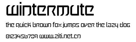 Wintermute.ttf字體轉換器圖片