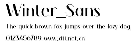Winter_Sans.otf字體轉換器圖片