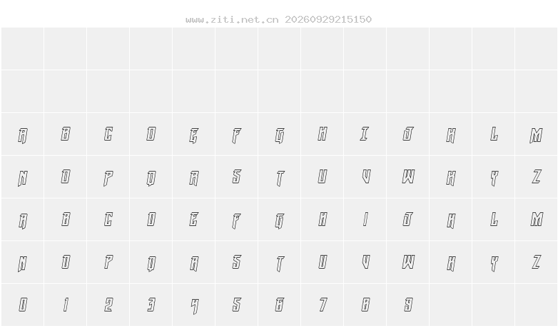 字符映射圖