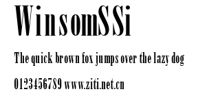 WinsomSSi.ttf字體轉換器圖片