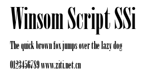 Winsom Script SSi.ttf字體轉換器圖片