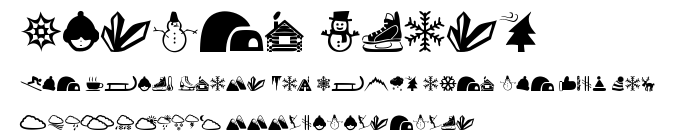 Winter Icons.ttf字體轉換器圖片