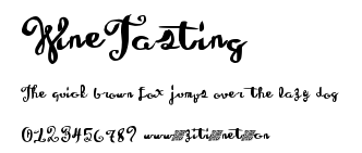 WineTasting.ttf字體轉換器圖片