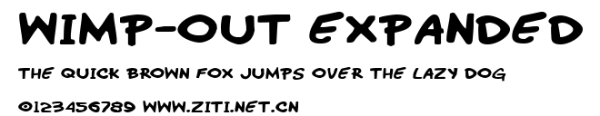 Wimp-Out Expanded.ttf字體轉換器圖片