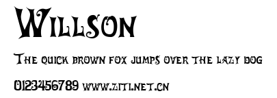 Willson.ttf字體轉換器圖片