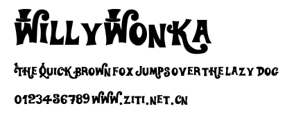 WillyWonka.ttf字體轉換器圖片