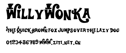 WillyWonka.ttf字體轉換器圖片