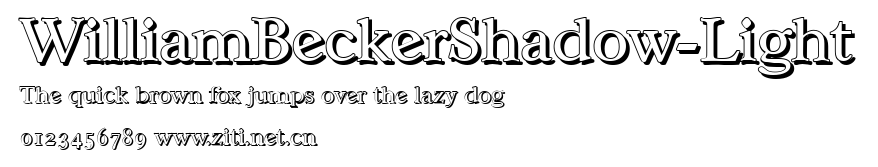 WilliamBeckerShadow-Light.ttf