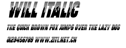 Will Italic.ttf字體轉換器圖片