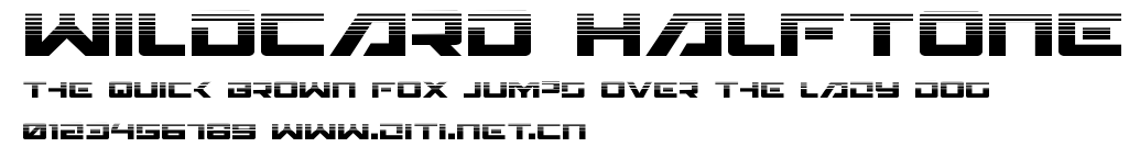 Wildcard Halftone.ttf字體轉換器圖片